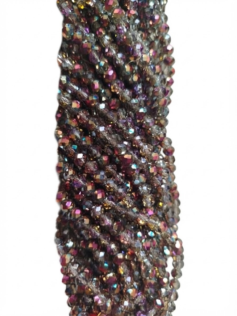 Cristal de roca 6mm duocromo #1 (GF) 