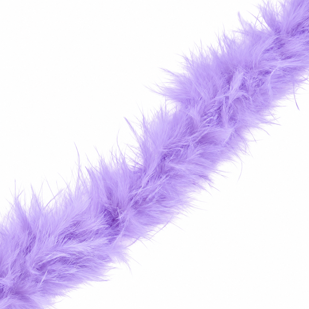 Boa de plumas lila x 2mt.