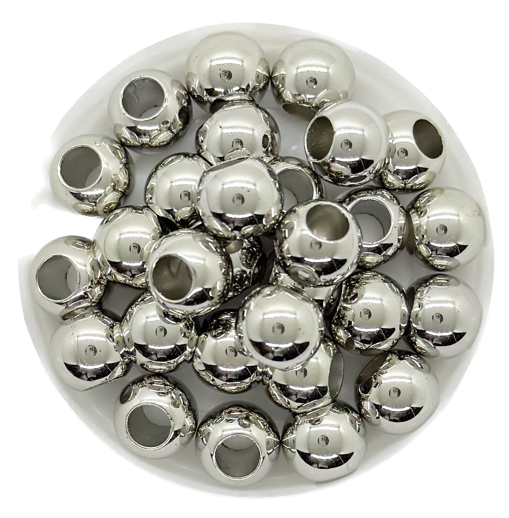 Bolita CCB niquel pase ancho 12mm x 20gr.