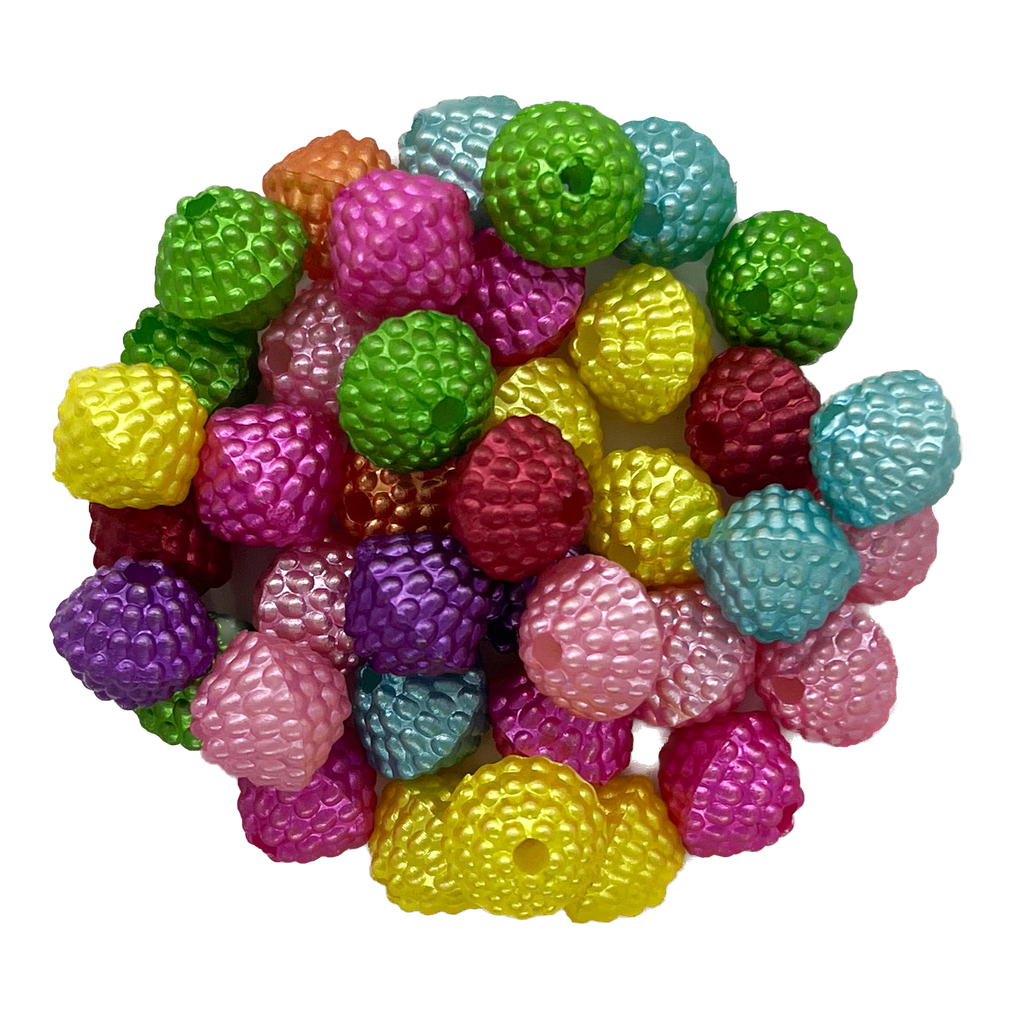 Bolitas multipuntos multicolor 8mm x 10gr.