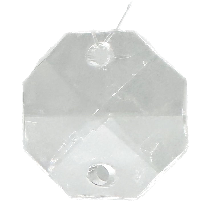 Cairel acrílico transparente 388 octógono #1 15mm x 10gr.