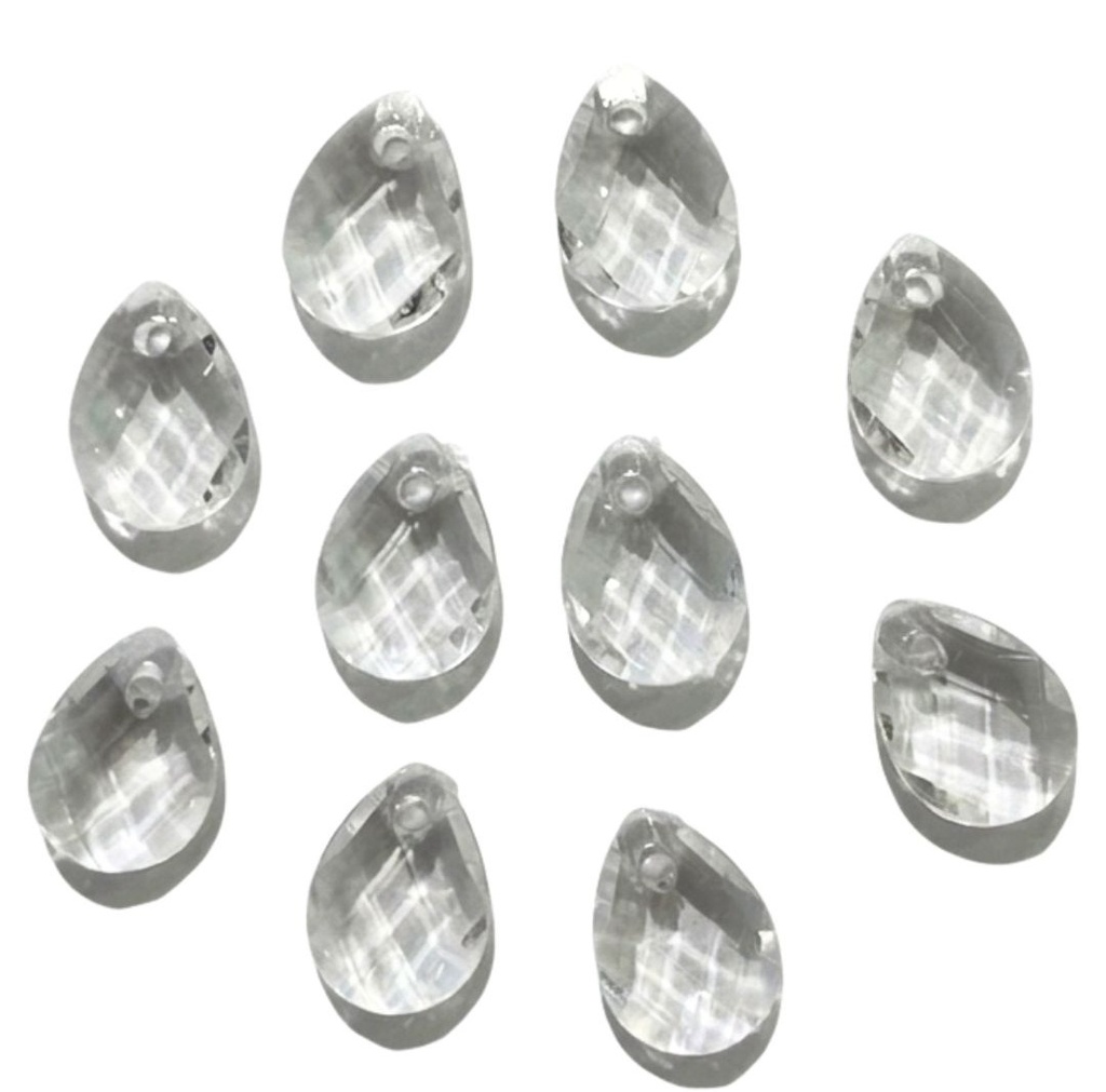 Cairel acrílico transparente gota 20x15mm 10gr.