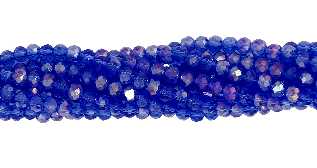 Cristal de roca 4mm azúl transp tornasol (GB)