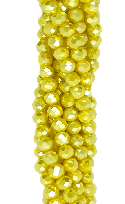 Cristal de roca 4mm metalizado x tira #007