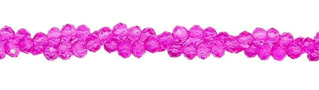 Cristal de roca 4mm rosa transparente