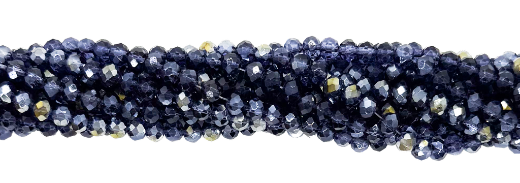 Cristal de roca 4mm peltre tornasol