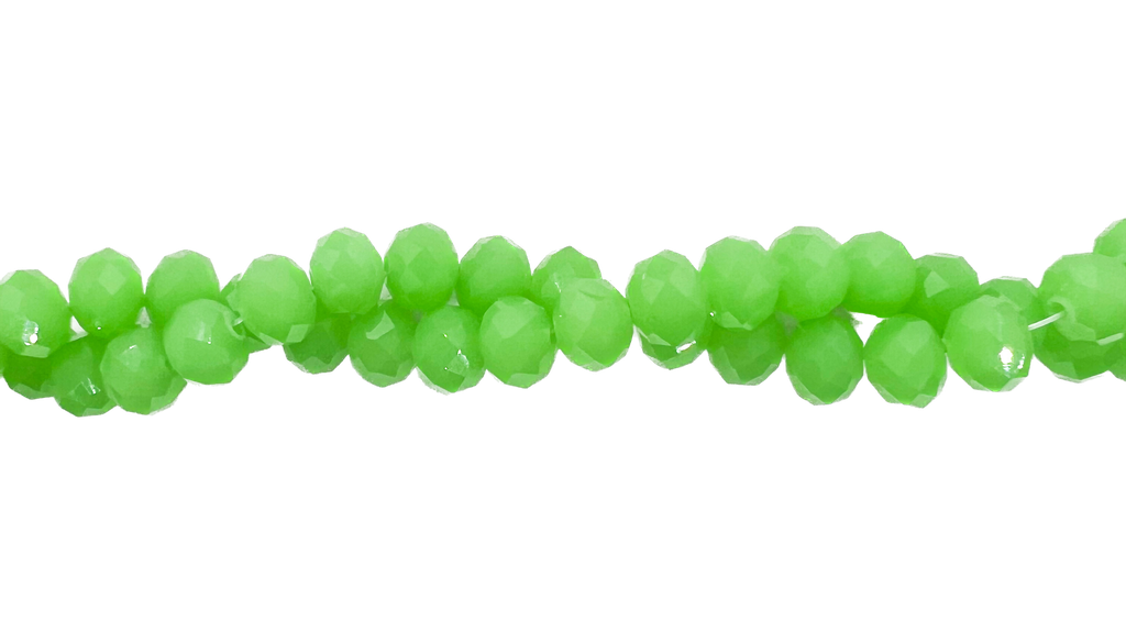 Cristal de roca 8mm verde opalino