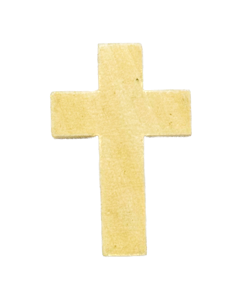 Cruz madera 33x22 natural x 10un