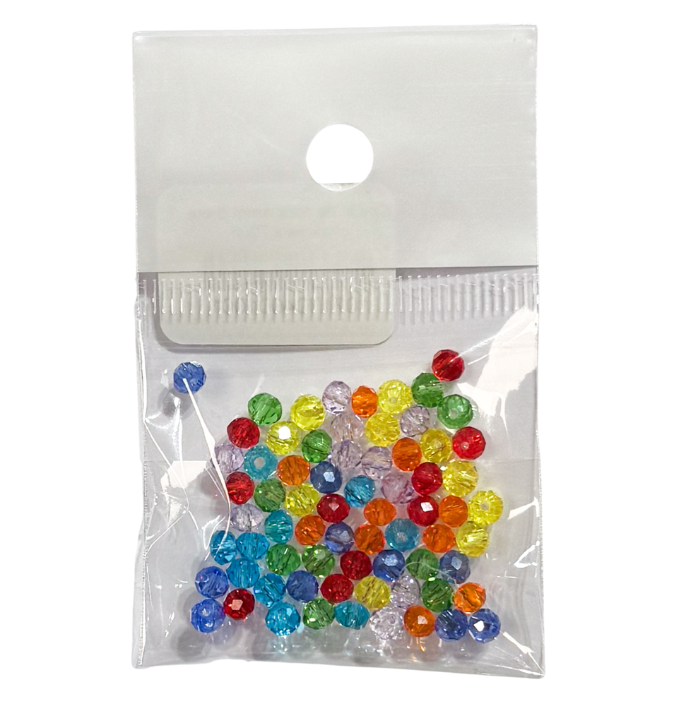 Cristal de roca 4mm 7 chakras x 70un