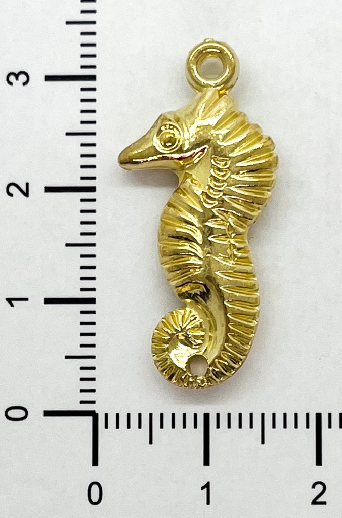 Dije caballito de mar CCB dorado x 10gr