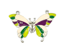 Dije imantado mariposa esmaltada Mod1 x 1un.