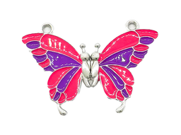 Dije imantado mariposa esmaltada Mod4 x 1un.