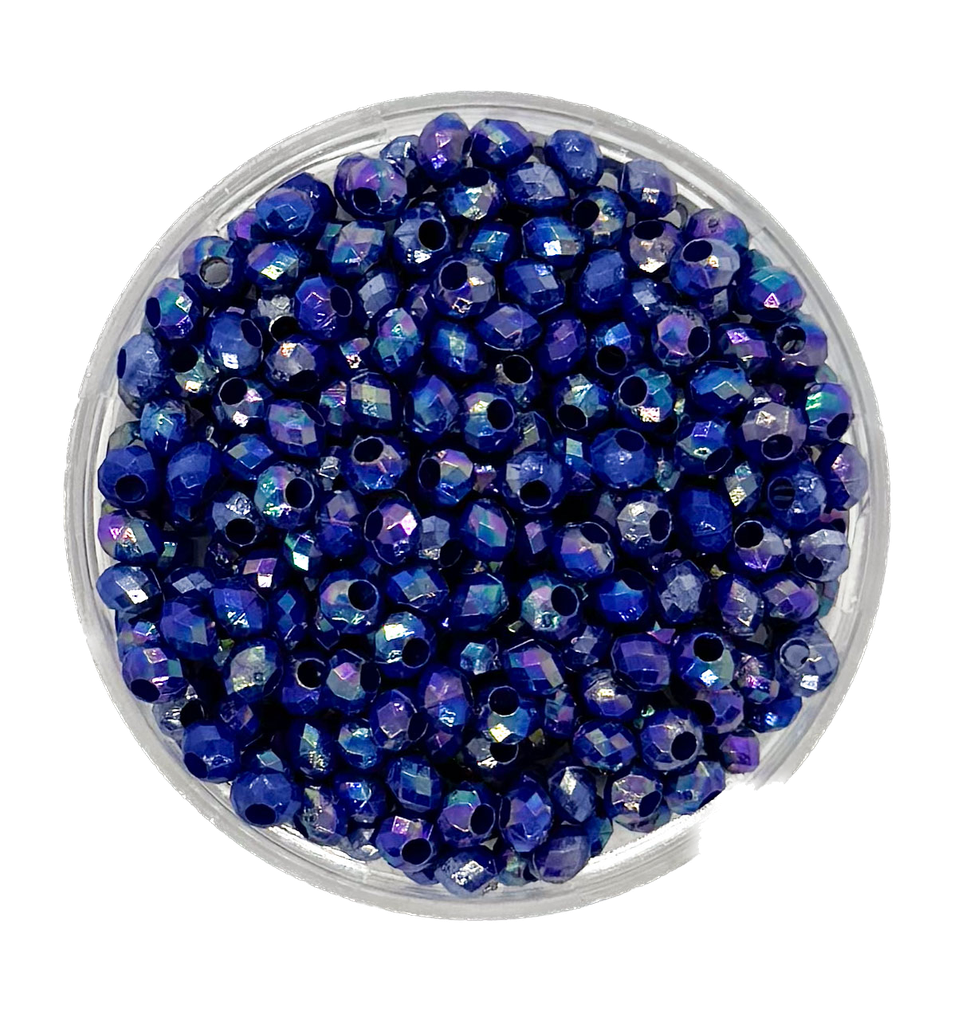 Dona acrílica facetada 4mm x 10gr. #019