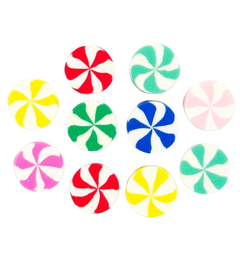 Fimo Caramelo pastilla colores x 5 un.