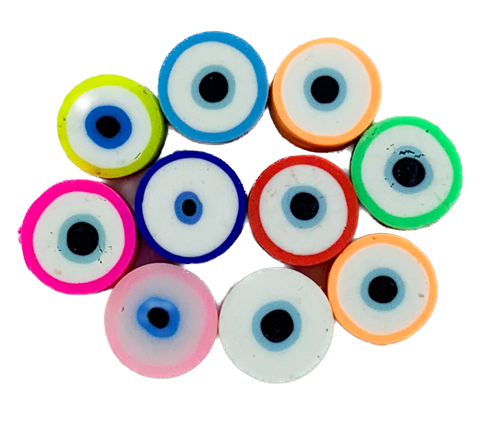 Fimo ojos turcos color x 5 un.