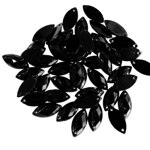 [11570] Gema p/coser navette 9x20mm negro x 50U