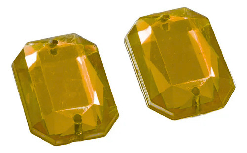 [10174] Gema p/coser octogonal 13x18mm caramelo x 50U