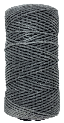 [11126] Hilo encerado x 70 mt gris