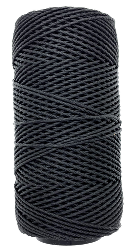 Hilo encerado negro