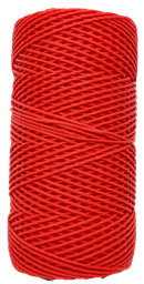 Hilo encerado rojo