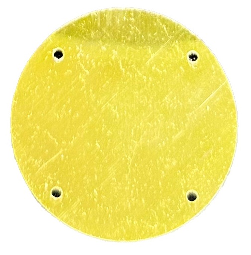 Lentejuelón 4 hojales 30mm dorado 