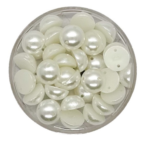 [11771] Media perla p/coser 10mm blanca x 10g