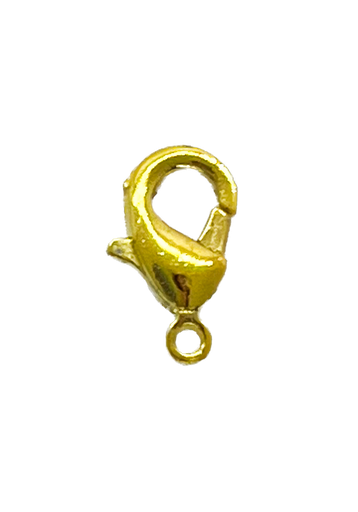 Mosquetón hierro 12mm dorado