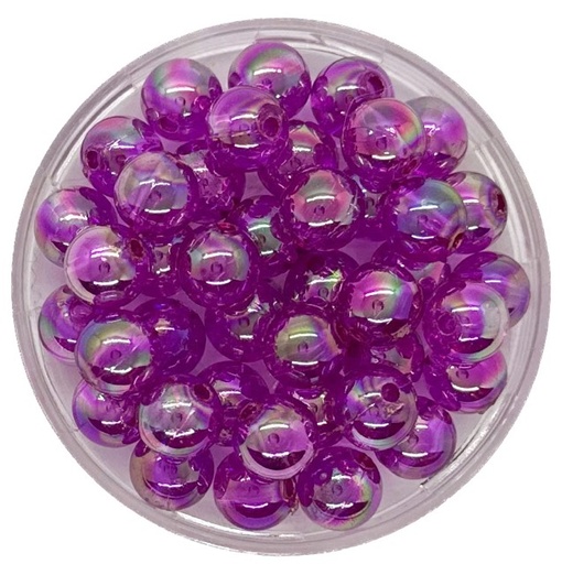 Perla plást. tornasol 8 mm #28 magenta