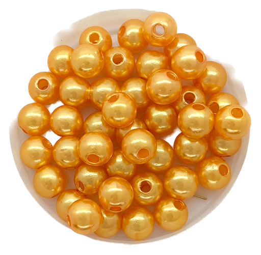 [11265] Perla plást. perlada amarillo 8mm x 10g