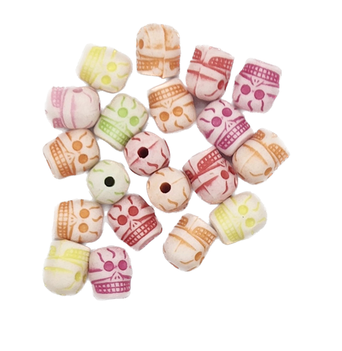 [11040] Plástico infantil labrado calavera x 10gr.