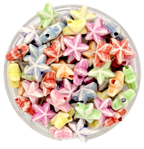 [11040] Plástico infantil labrado estrella mar chica (2) x 10gr.