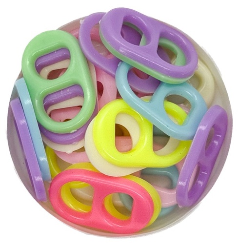 [10233] Plástico infantil pastel chapita x 10gr.