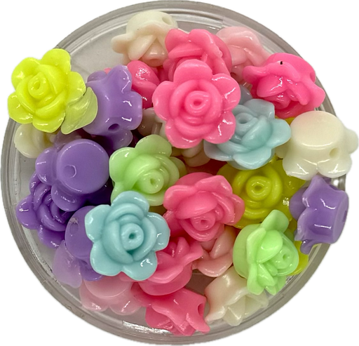 [10233] Plástico infantil pastel flor rosa x 10gr.