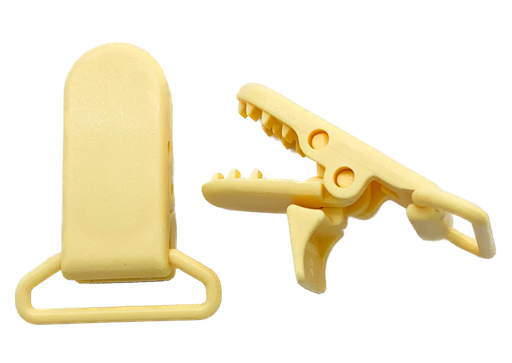 [12301] Portachupete acrílico beige pase 25mm x 1 un.