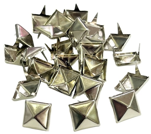 [11746] Tacha niquel cuadrada 10x10 mm x 25un