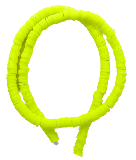 [10273] Tira Fimo plano 6 mm amarillo flúor #85
