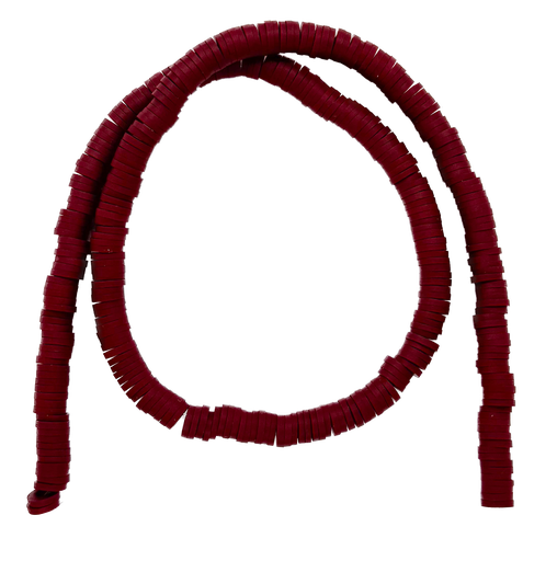 [10273] Tira Fimo plano 6mm bordó