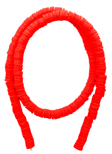 [10273] Tira Fimo plano 6mm naranja flúor 