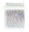 [10320] Bolsita de organza 8x6cm blanca x 50un.