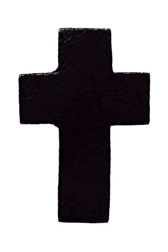 [11998] Cruz madera negra 22x15 mm x 10 un.
