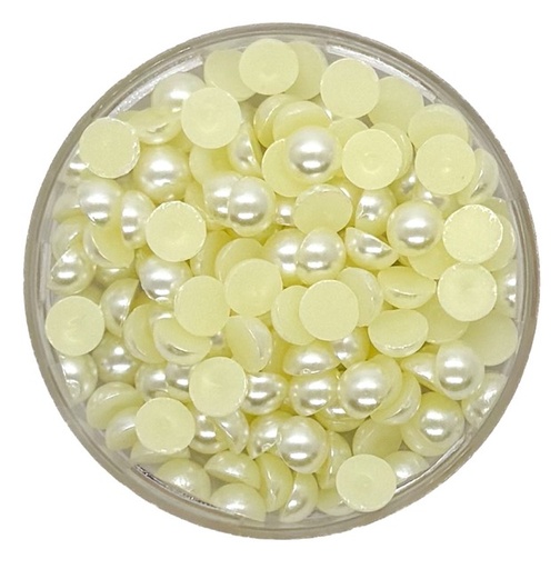 [11770] Media perla p/pegar 6mm natural  x 10g