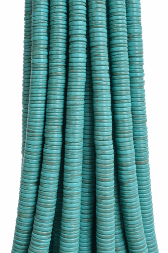 Piedra reconstituída ruedita 10mm turquesa