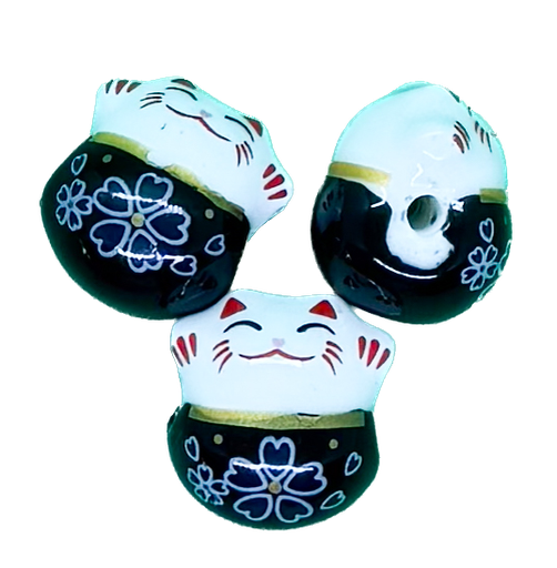 Gatitos cerámica negro