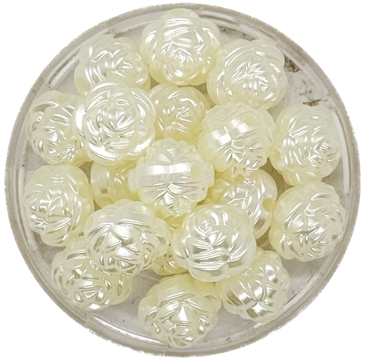 [10439] Perla de río plástica bolita rosa 12mm x 10gr.