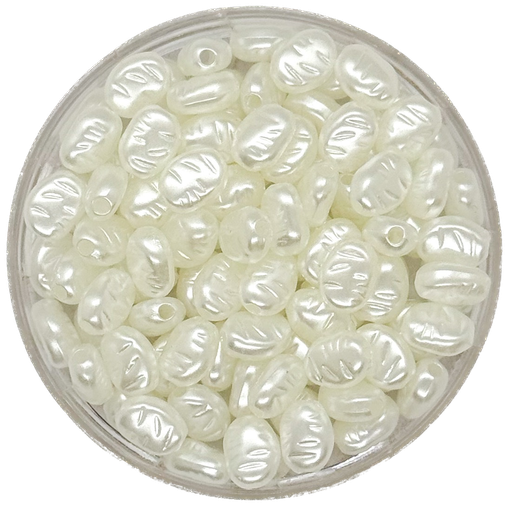 [10439] Perla de río plástica irregular 8x6 x 10gr