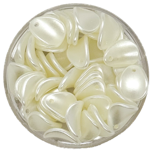 [10439] Perla de río plástica pétalo liso x 10gr.