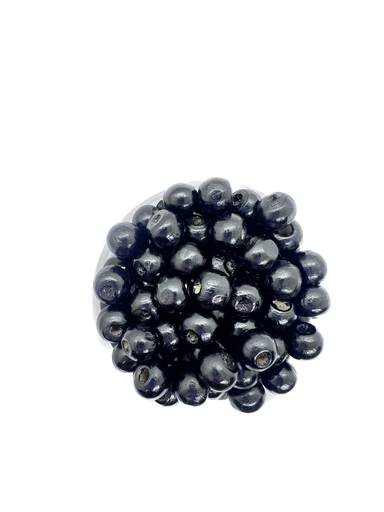 Bolita madera 8mm negra