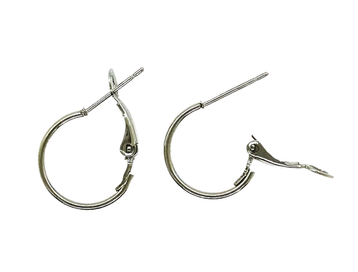 [10376] Aro cubano 15mm niquel x 4 un.