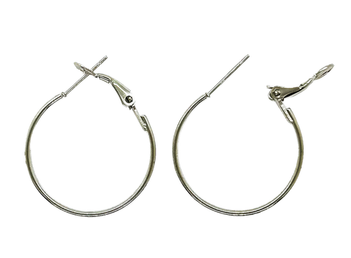 [10376] Aro cubano 25mm niquel x 4un.