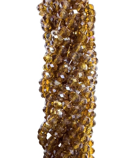 [10642] Cristal de roca 6mm marrón caramelo transp (GB)